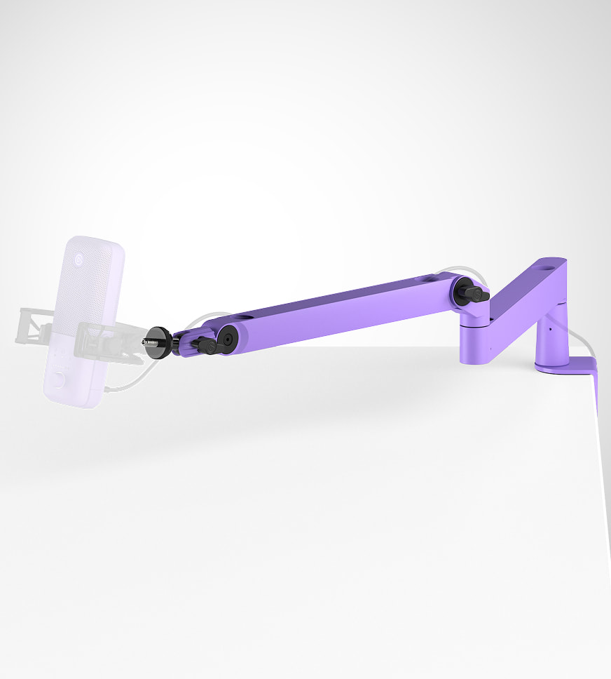 Wave Mic Arm LP - White | Mic Boom Arm for Desks | Elgato